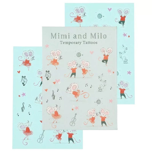 Mimi and Milo - Temporary Tattoos