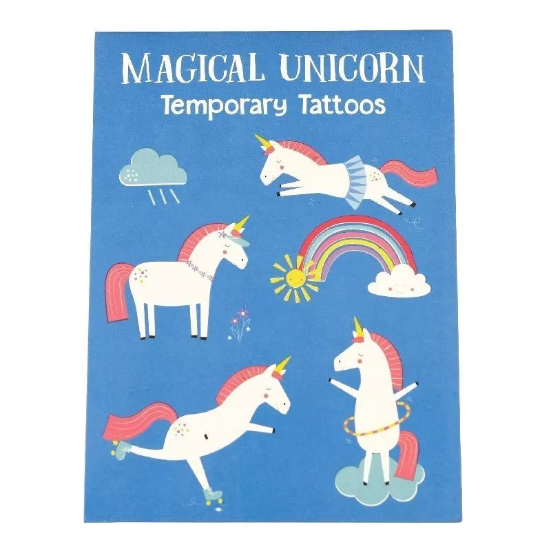 Magical unicorn temporary tattoos