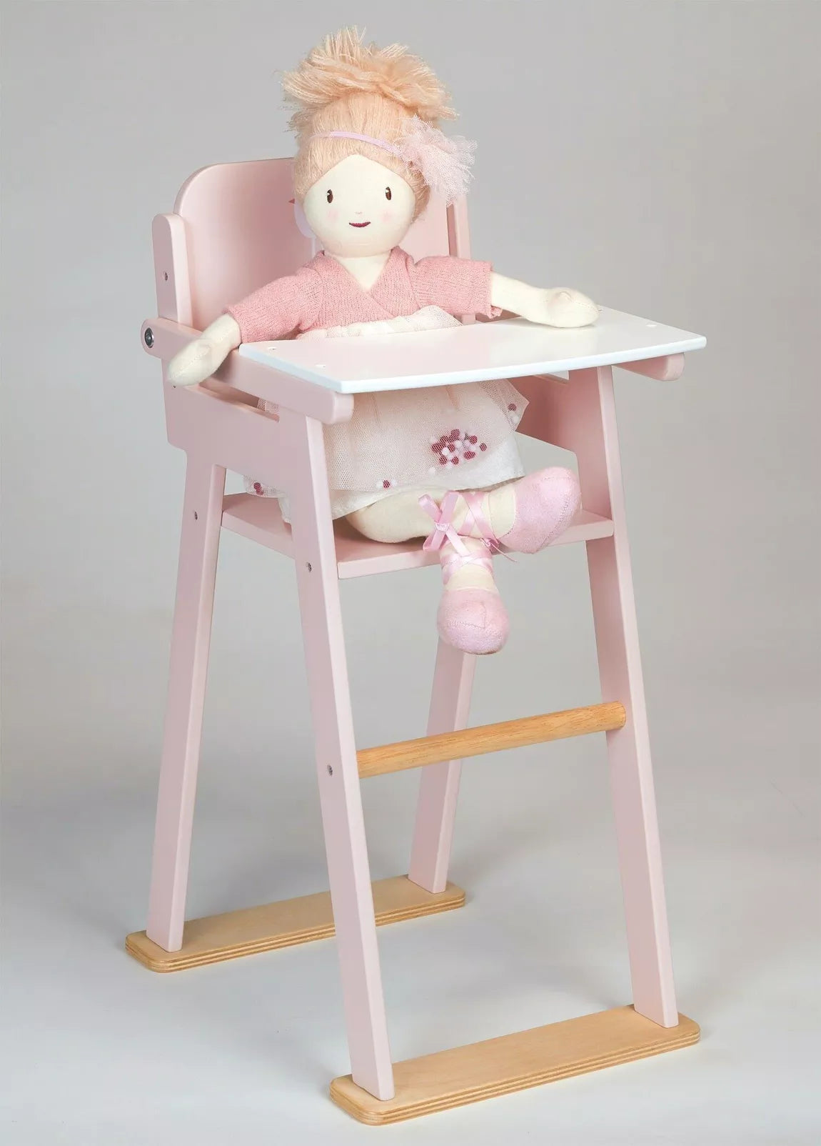 Mentari Wooden Toy Baby Doll High Chair For Kids