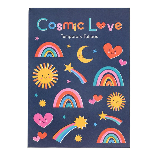 Cosmic love temporary tattoos