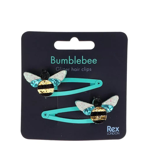 Bumblebee hair clips