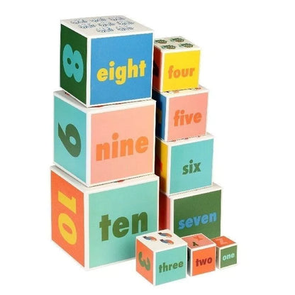 Wild wonders stacking blocks