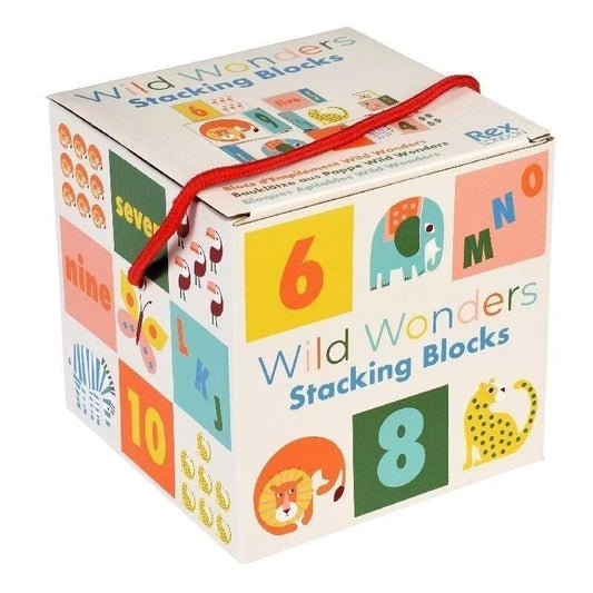 Wild wonders stacking blocks