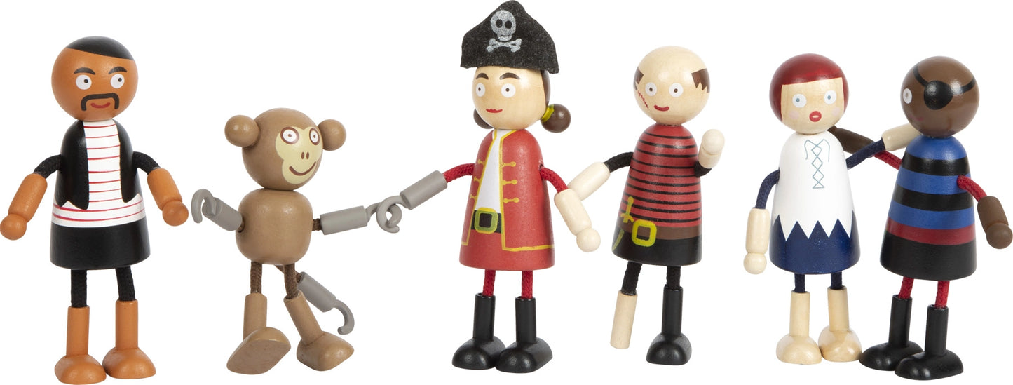 Bending Dolls Pirate Figures