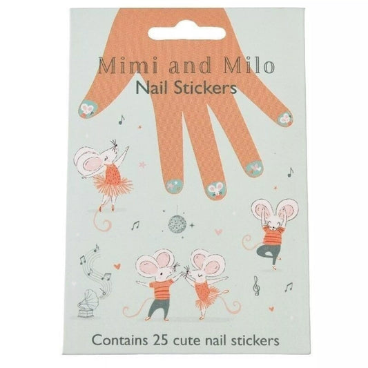 Mimi and MiloNail Stickers