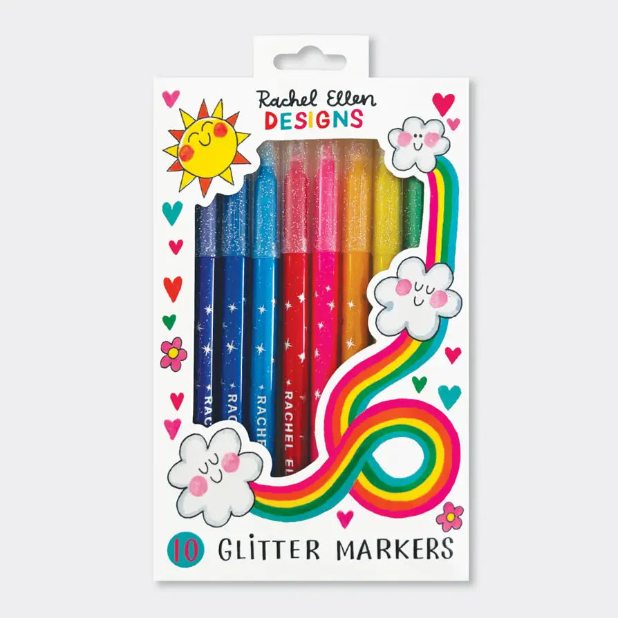 Glitter Markers - Rainbow