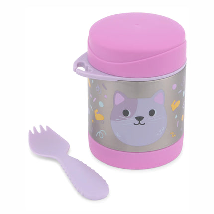 Skip Hop Besties Squad Food Jar Cat Insulated Container