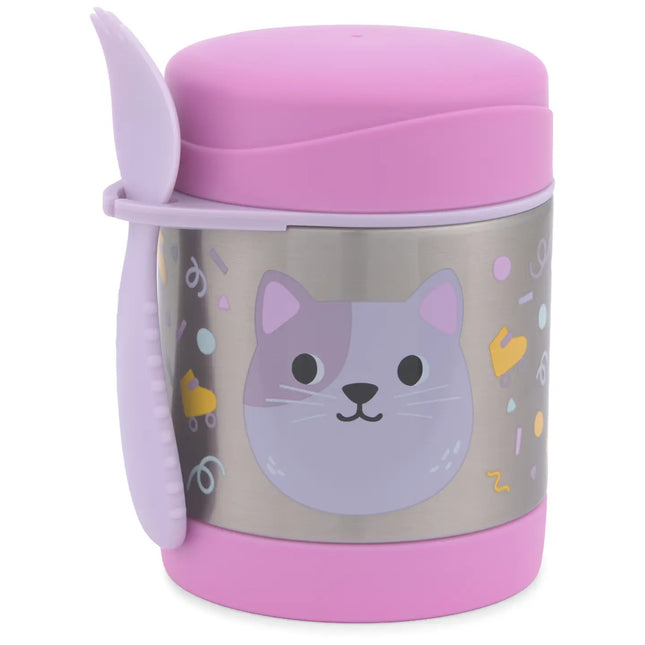 Skip Hop Besties Squad Food Jar Cat Insulated Container