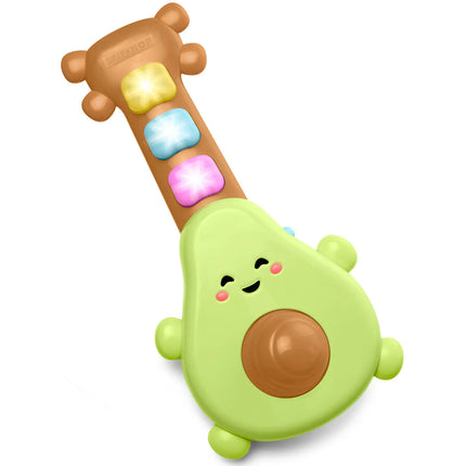 Skip Hop Farmstand Rock-A-Mole Guitar Musical Avocado Toy