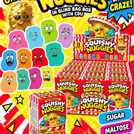 KTL The Orignal Squishy Nuggies In Blind Bag Box with CDU